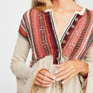 Free People Meadow Lakes Bell Sleeve Sweater